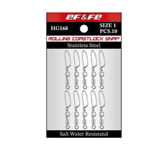 Effe Rolling Swivel Coastlock Fırdöndülü Klips Snap