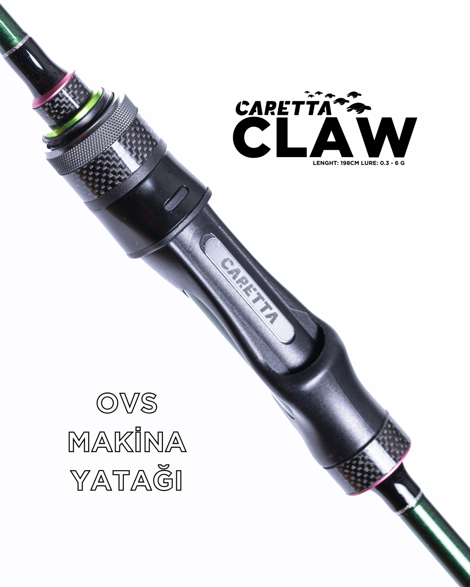 Caretta Claw 1.98m 03-6gr Aji Lrf Olta Kamışı