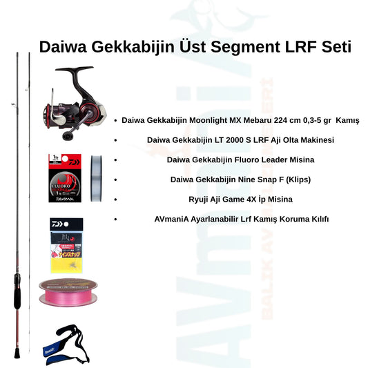 Daiwa Gekkabijin Üst Segment LRF Seti