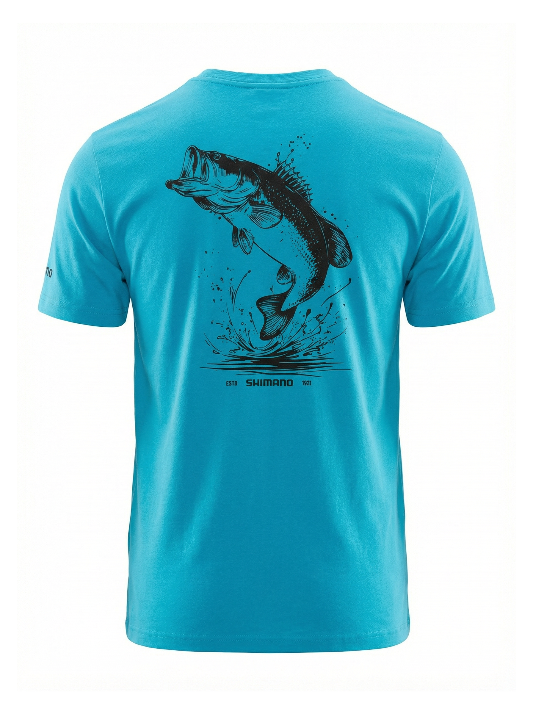 Shimano Seabass Levrek T-Shirt Mavi