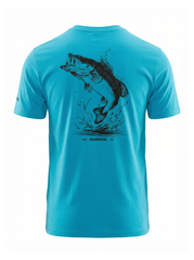 Shimano Seabass Levrek T-Shirt Mavi