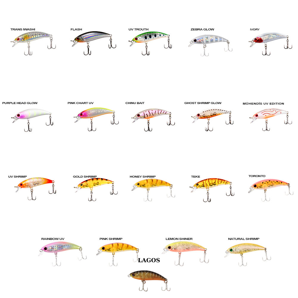 Ryuji Baby Minnow Sinking 5cm 4.5gr Maket Yem
