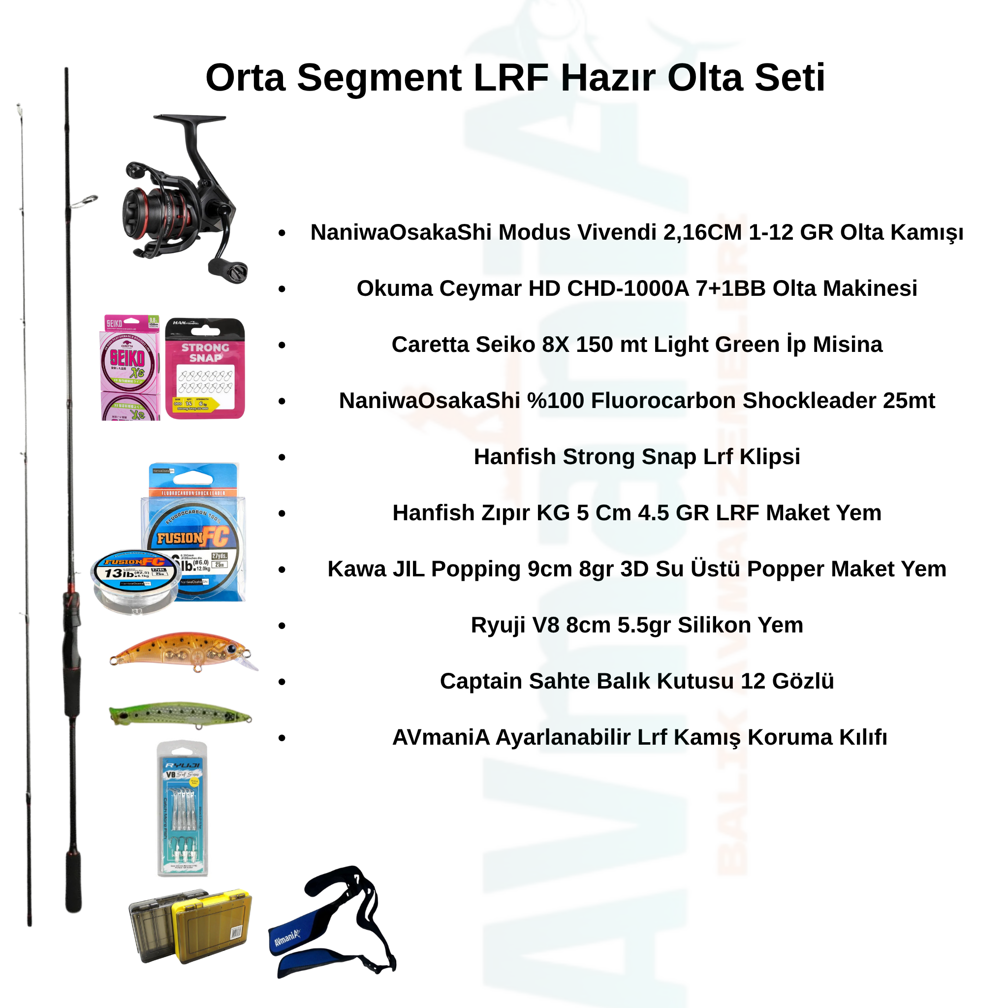Orta Segment LRF Hazır Olta Seti
