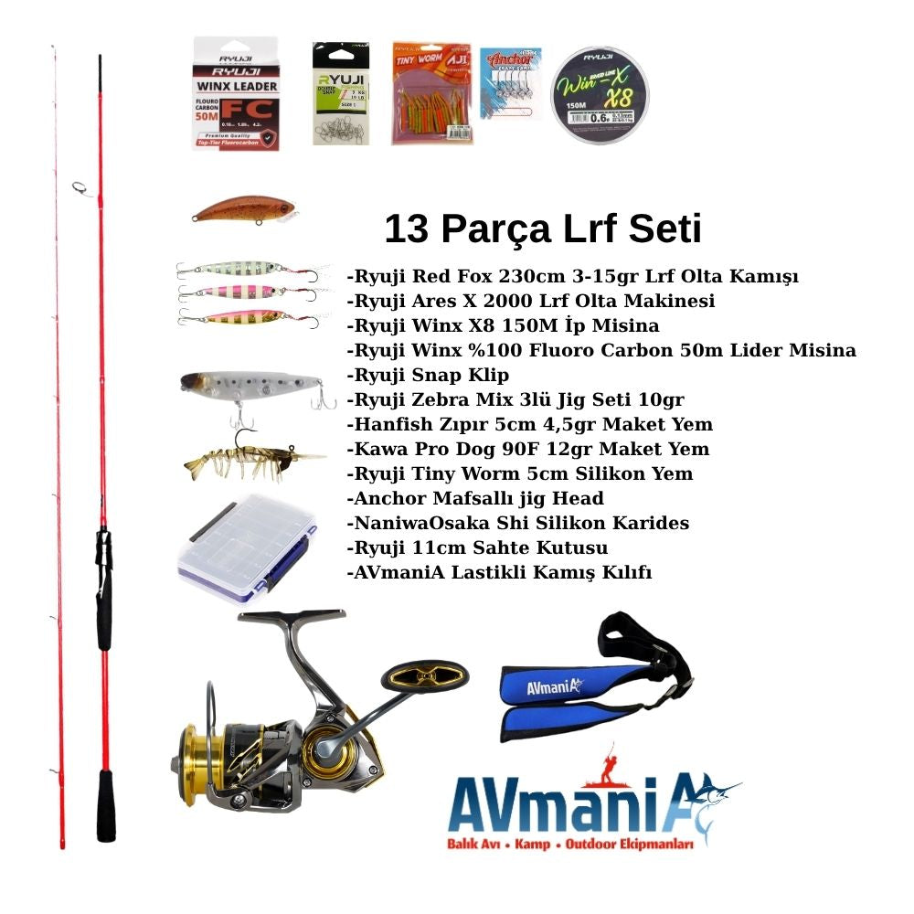 Lrf Avcılarına Özel 13 Parça Lrf Olta Seti