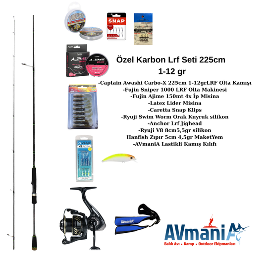 Sezona Başlıyorum Lrf Takımı Karbon 225cm 1-12gr (Hediyeli)