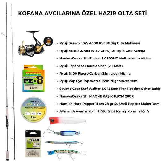 KOFANA AVCILARINA ÖZEL HAZIR OLTA SETİ