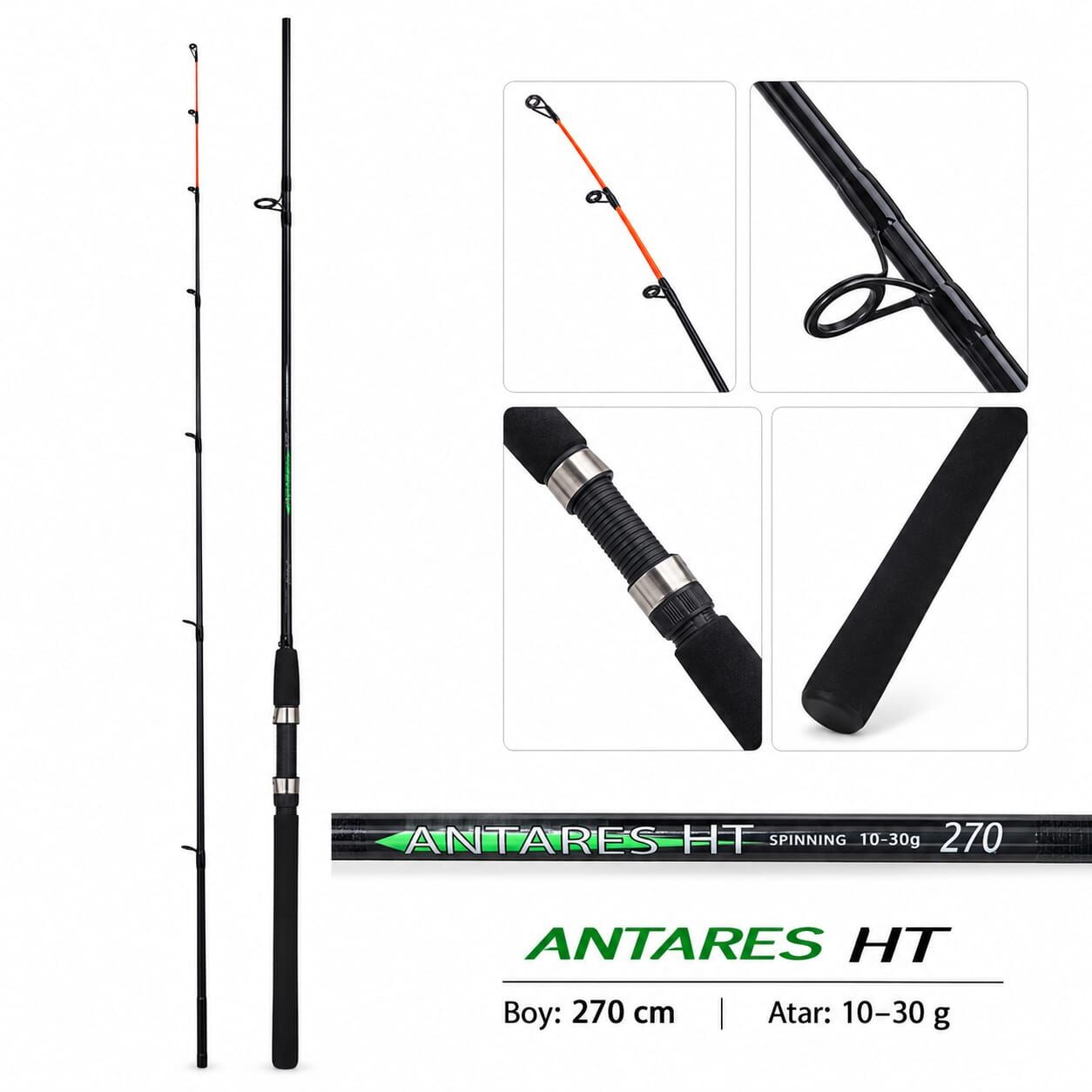 Antares HT 270cm 10-30gr Spin Olta Kamışı