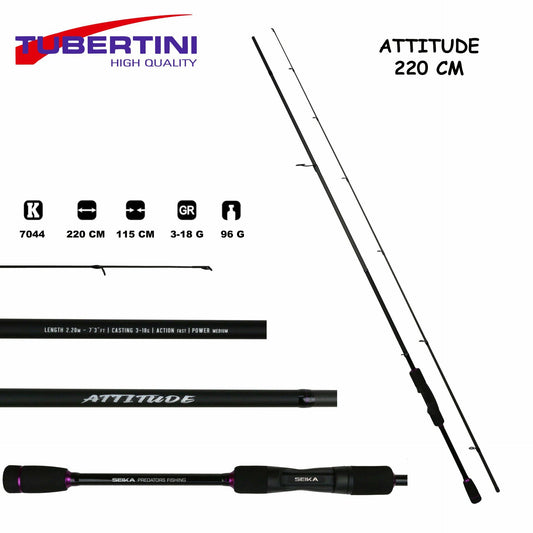 Tubertini Saika Attitude 220 Cm Kamış 3-18 Gr