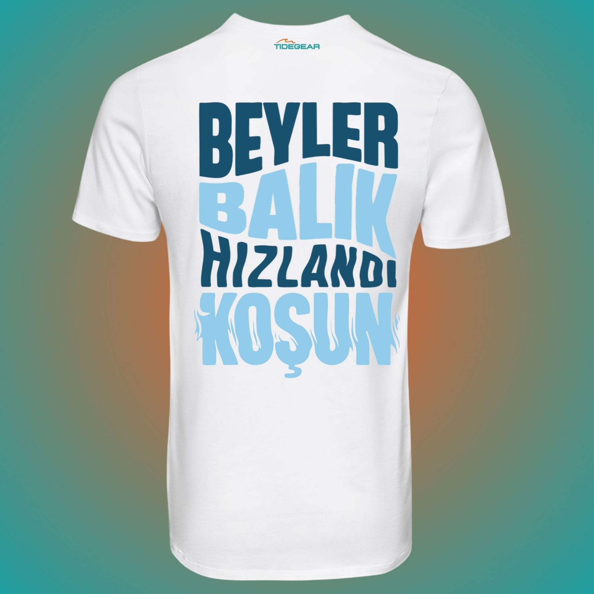 Tidegear Balık Hızlandı Beyler Koşun Balıkçı Tişört