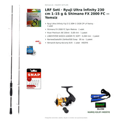 AVmaniA LRF Seti · Ryuji Ultra İnfinity 230 cm 1–15 g & Shimano FX 2000 FC — Yemsiz — kamış koruma kılıfı hediyeli