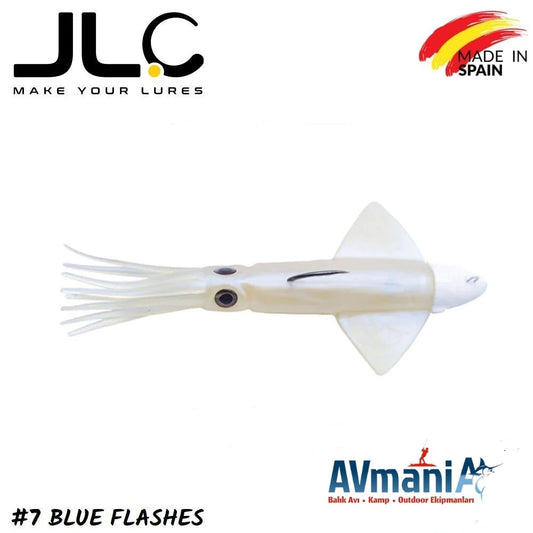 JLC Xipi Silikon Kalamar 150gr. 170mm #7 Blue Flashes