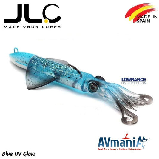 JLC Xipi Evo Silikon Kalamar 130gr. Kafa 170mm Vücut #3 Blue Glow