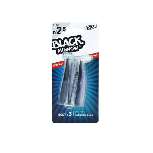 Fiiish BM105/2.5 BM3052 3x Gövde Electric Blue Silikon Yem