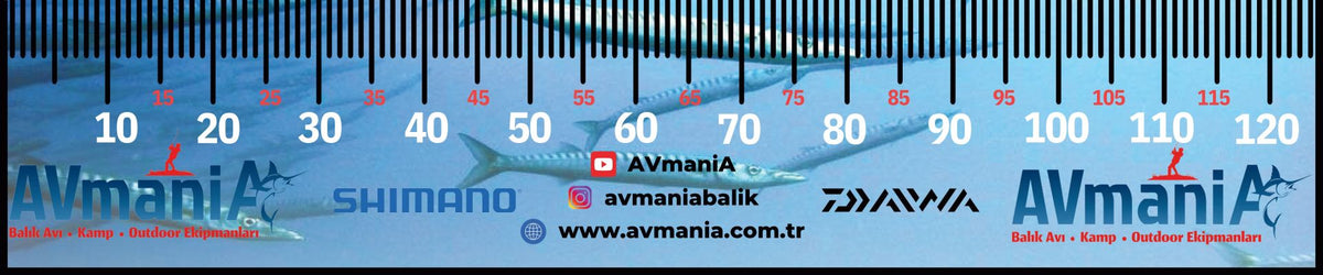 AVmaniA Balık Metresi 120CM