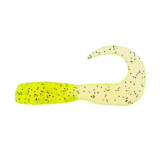 EF&FE Twister W008 - Chartreuse Lrf Silikon 6.5cm