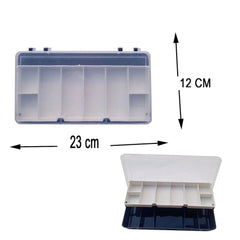 Powerex Şeffaf Kapaklı Raflı Balıkçı Malzeme Organizer