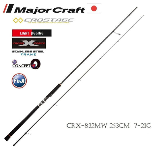 Major Craft New Crostage CRX-832MW Cutlass Spin Olta Kamışı 253cm 7-21g