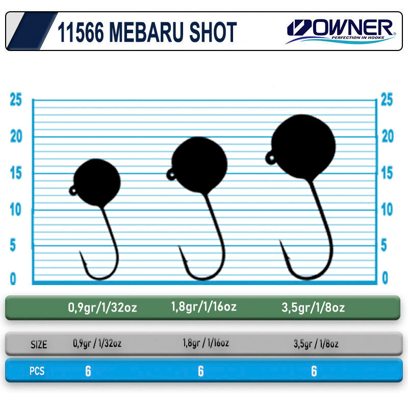 Cultiva 11566 Mebaru Shot Lrf Jig head