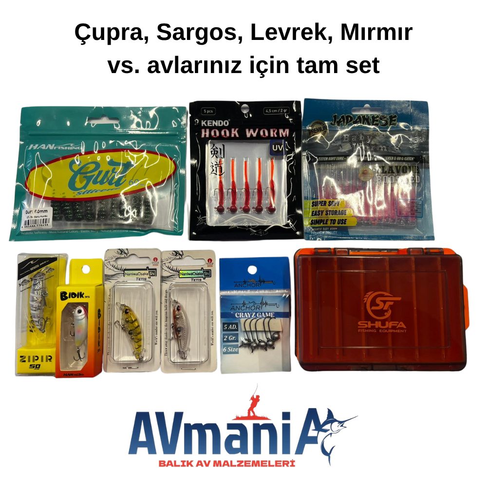 Çupra, Sargos, Mırmır vs. avlarınız için özel yem seti