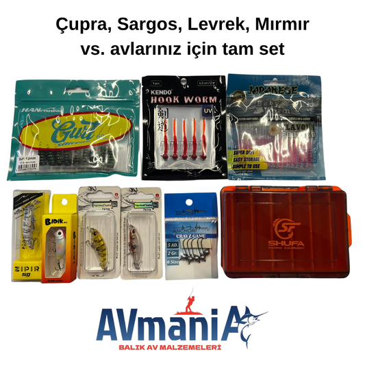 Çupra, Sargos, Mırmır vs. avlarınız için özel yem seti
