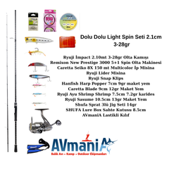 Dolu Dolu Light Spin - Spin Olta Seti 2.10m 3-28 gr