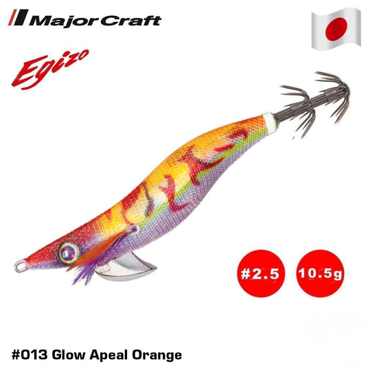 Major Craft Egi Sutte Kalamar Zokası EGZ-2.5 #013 Glow Apeal Orange