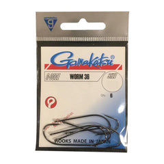 GAMAKATSU Worm 36 Siyah Olta İğnesi No:2/0