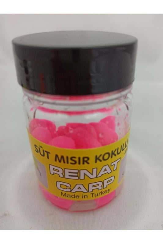 Renat Carp Süt Misir Kokulu Silikon Yem Pembe