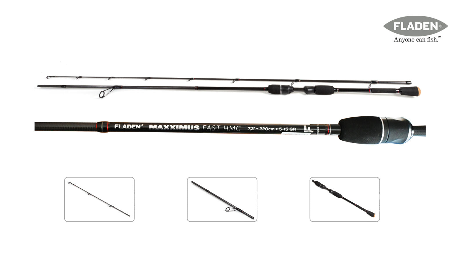 Fladen Maxximus Fast HMC 220cm 5-15gr Spin Olta Kamışı