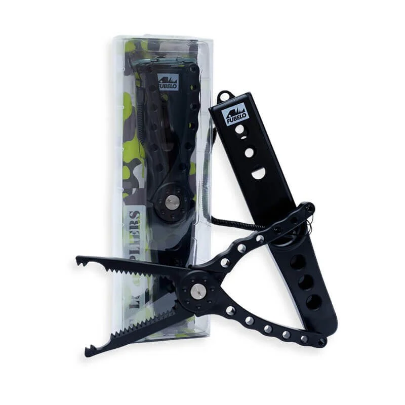 Fubelo Marines Profesyonel Balık Tutucu Maşa - Siyah