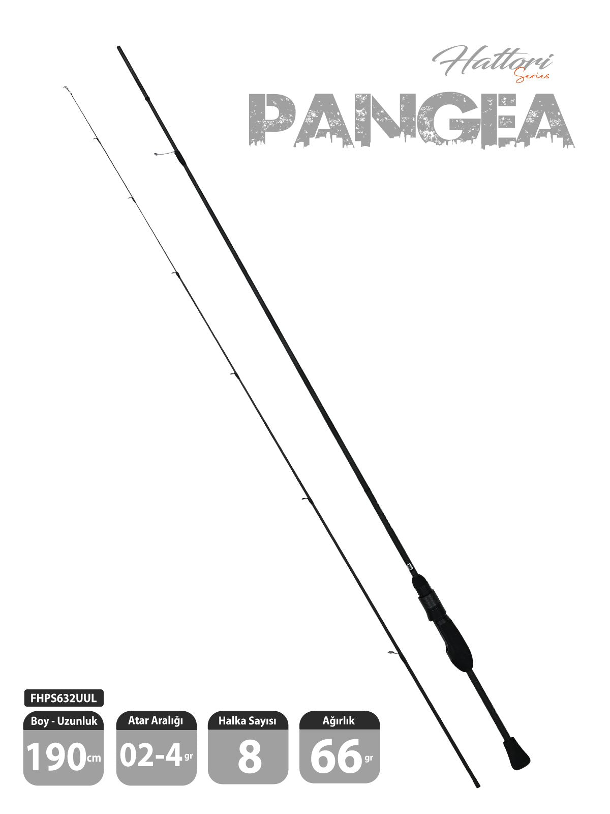 Fujin Hattori Pangea 190cm 02-4gr LRF Olta Kamışı