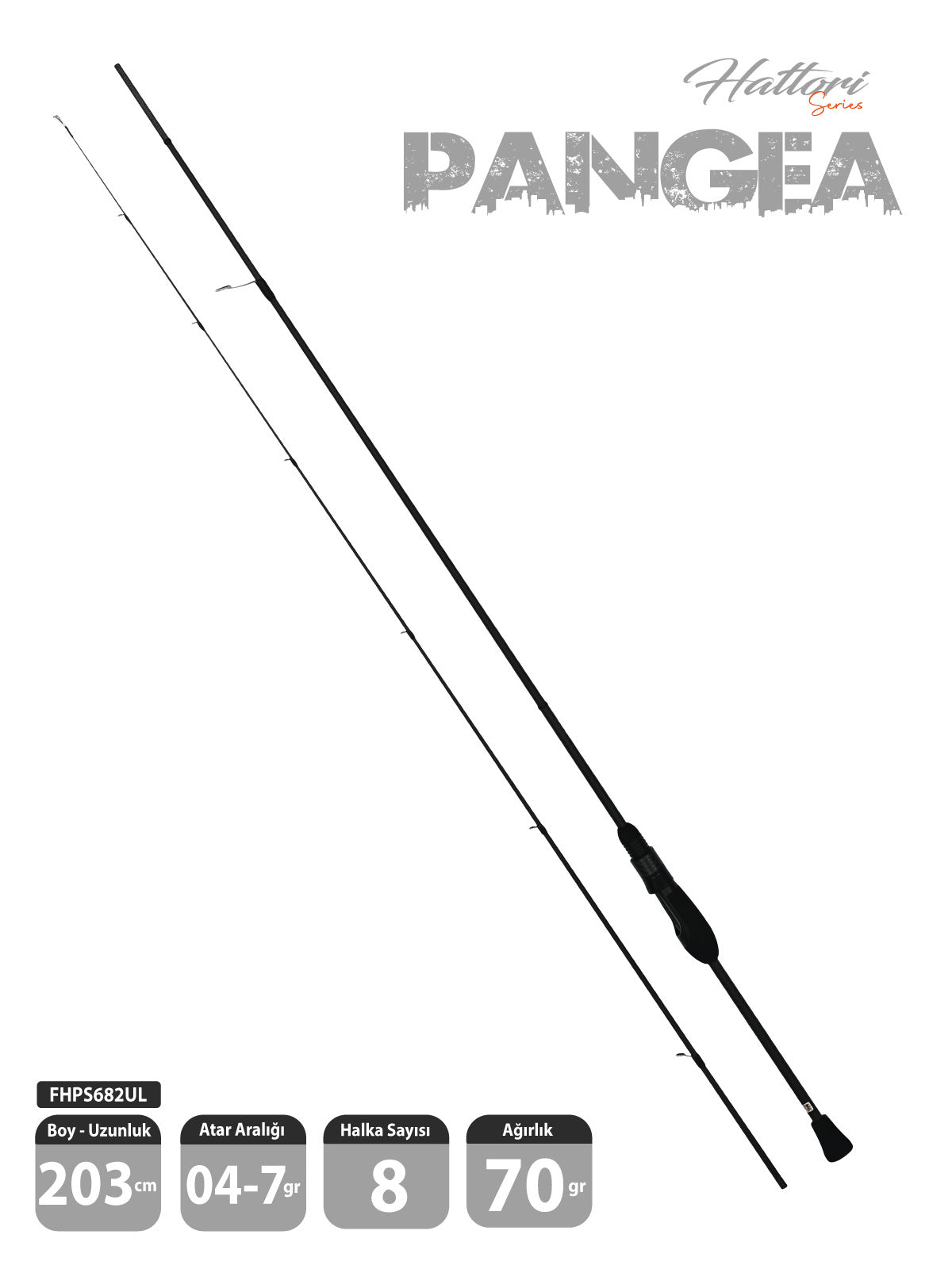 Fujin Hattori Pangea 203cm 04-7gr LRF Olta Kamışı