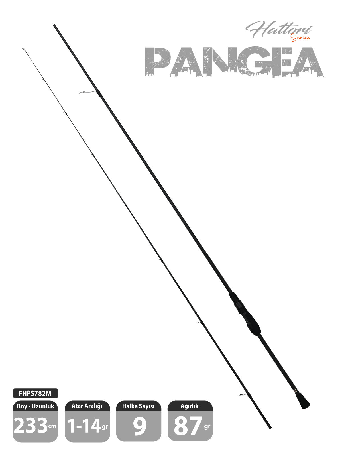 Fujin Hattori Pangea 233cm 1-14gr LRF Olta Kamışı