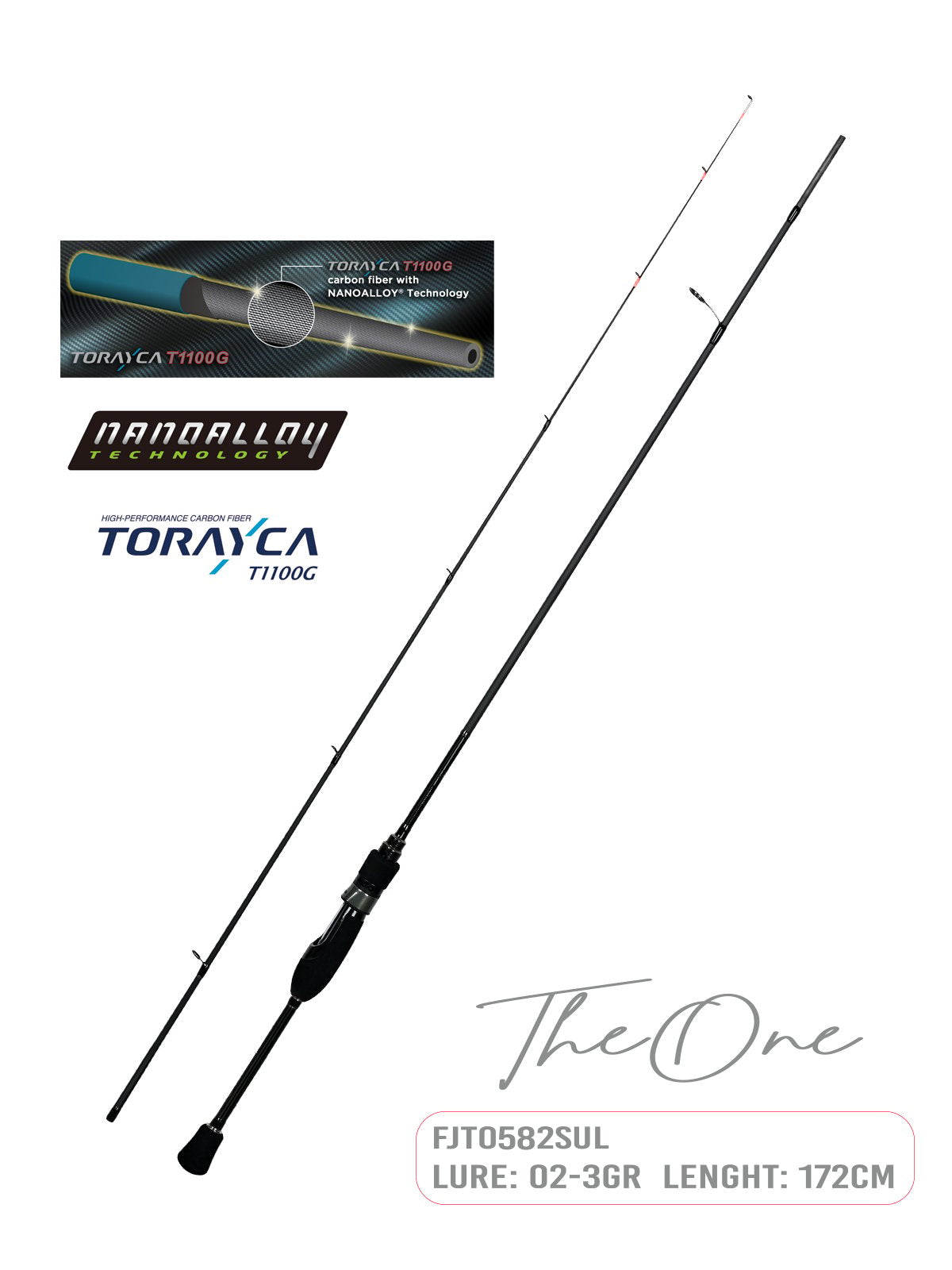 Fujin TheOne 172cm 02-3gr LRF Olta Kamışı