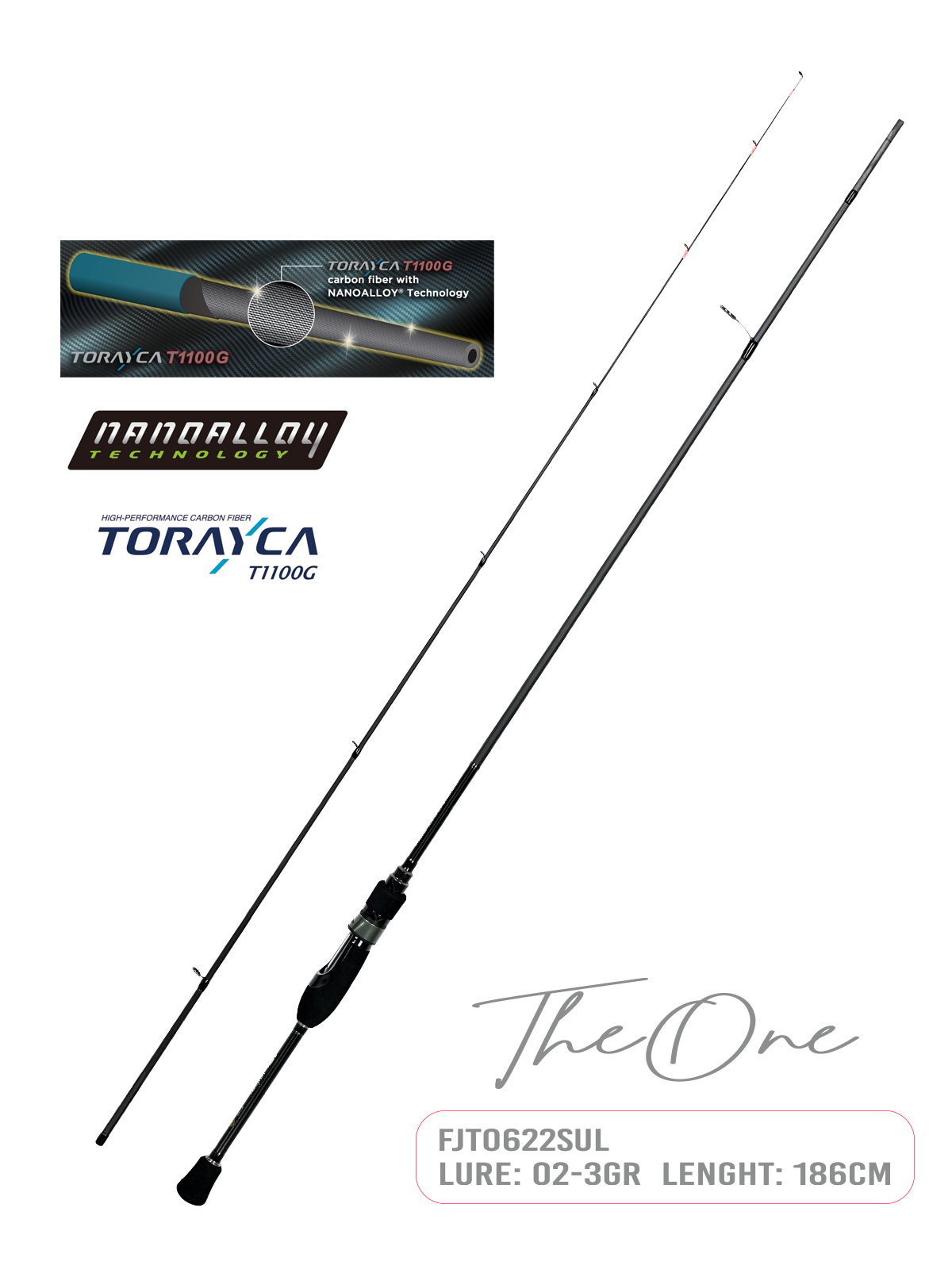 Fujin TheOne 186cm 02-3gr LRF Olta Kamışı