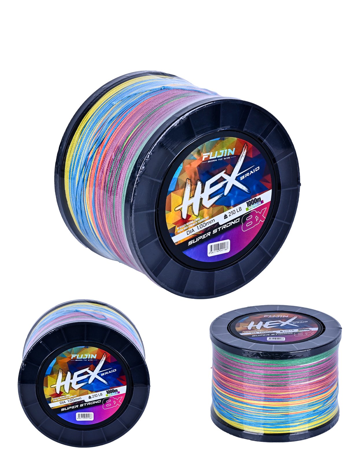 Fujin Hex 8X 1000Mt Multicolor Pe Line İp Misina