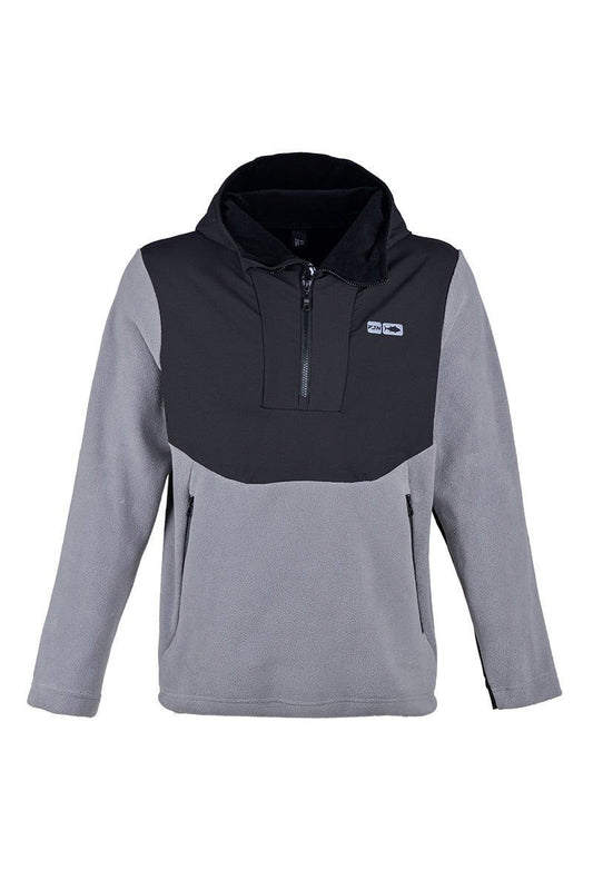 Fujin SeaGame Technical Polar Hoodie Black Grey
