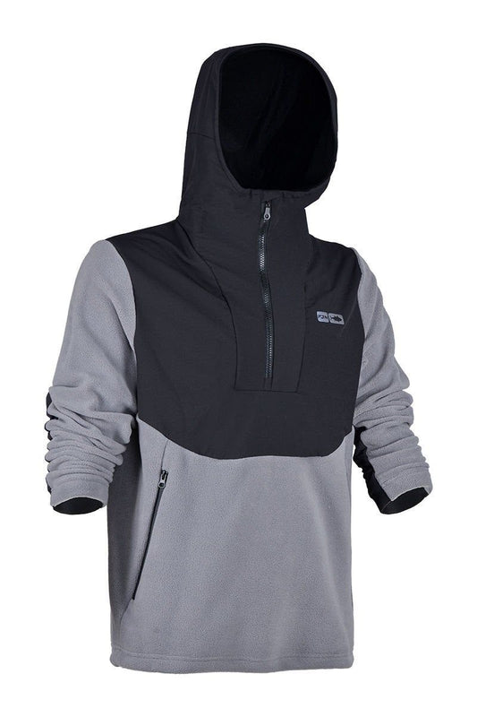 Fujin SeaGame Technical Polar Hoodie Black Grey
