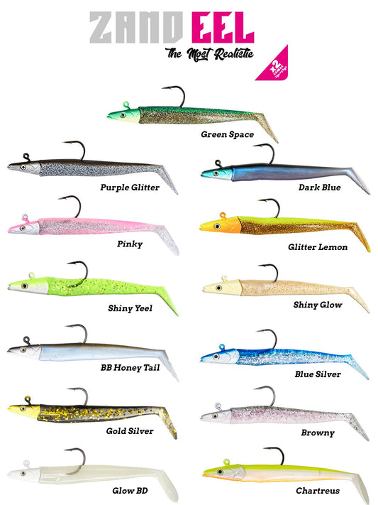 Fujin Zand Eel 11cm 7gr-14gr Double Body+Head Silikon Yem