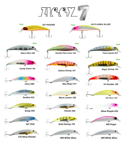 Fujin Ziggy7  70mm 9.6gr Sinking LRF Maket Balık