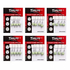 TAKUMI JİGHEAD LRF MAFSALLI GLOW 4 LÜ PAKET