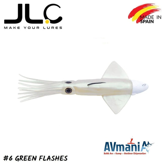 JLC Xipi Silikon Kalamar 180gr. 170mm #6 Green Flashes