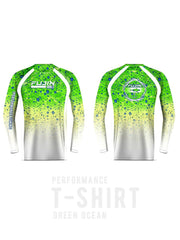 Fujin Performance T-Shirt Green Ocean
