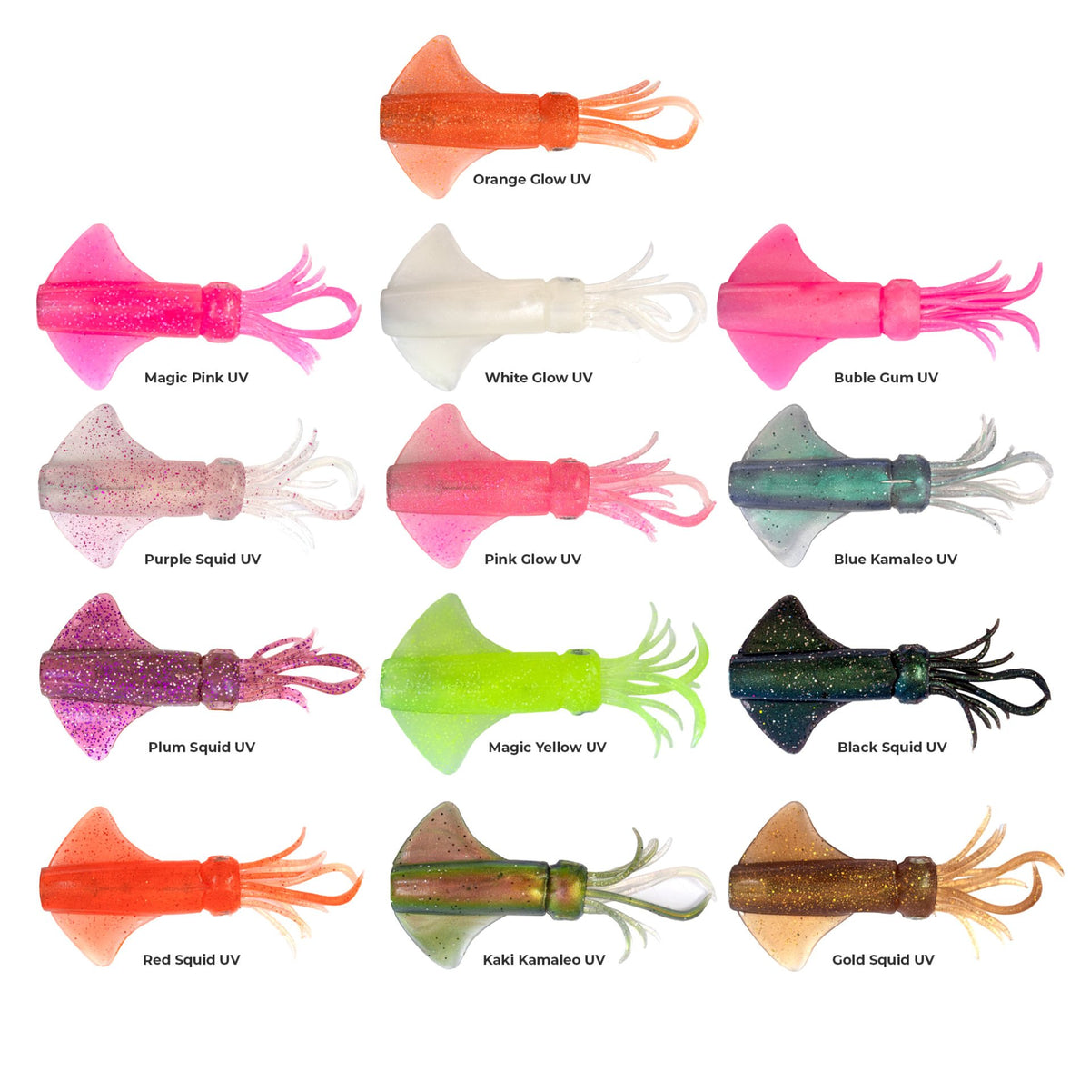 GT-Bio Kalamy Squid Silikon Yem Yedek Gövde ( 2 Adet )