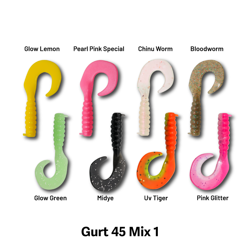 Hanfish Gurt 4.5cm Lrf Silikon Yem Mix Paket