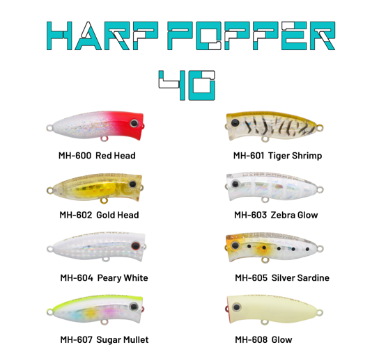 Hanfish Harp Popper 4cm 4gr Su Üstü Popper Maket Yem
