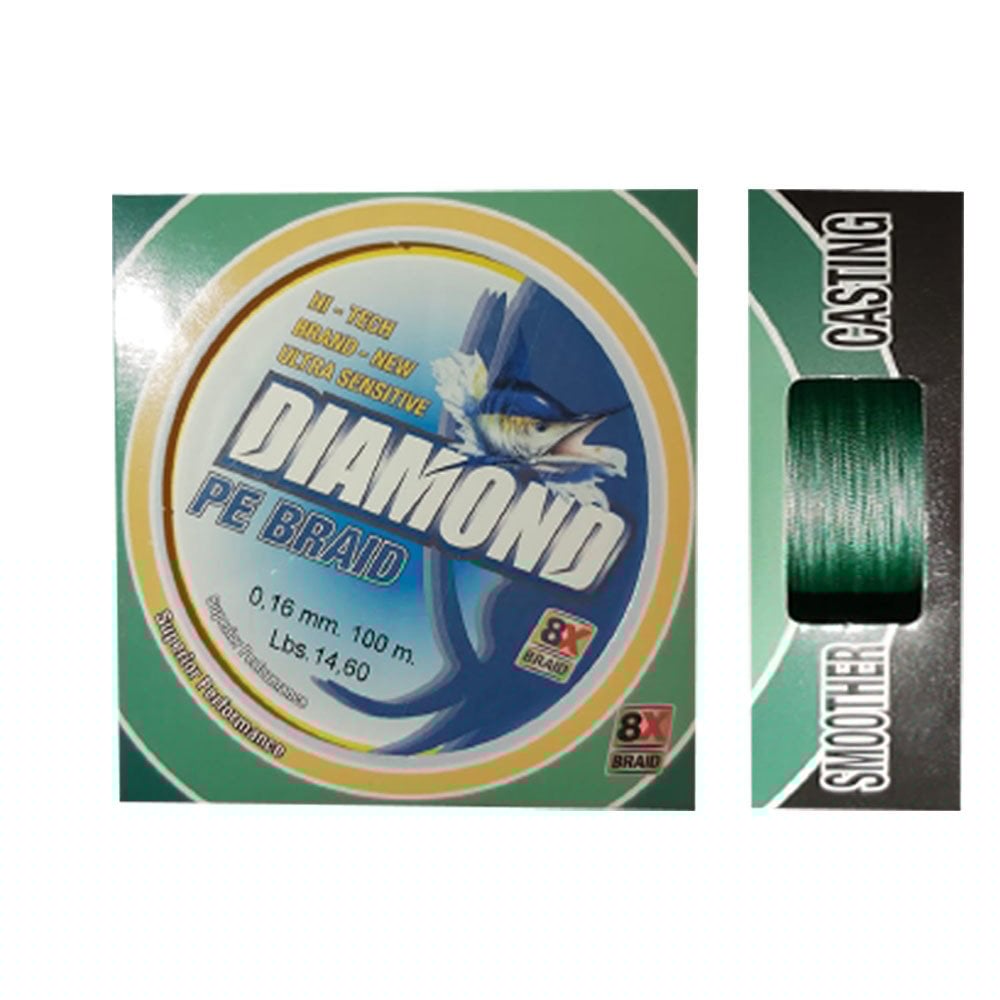 BAUER DIAMOND 8X PRE İP MİSİNA 100 MT 0,16MM