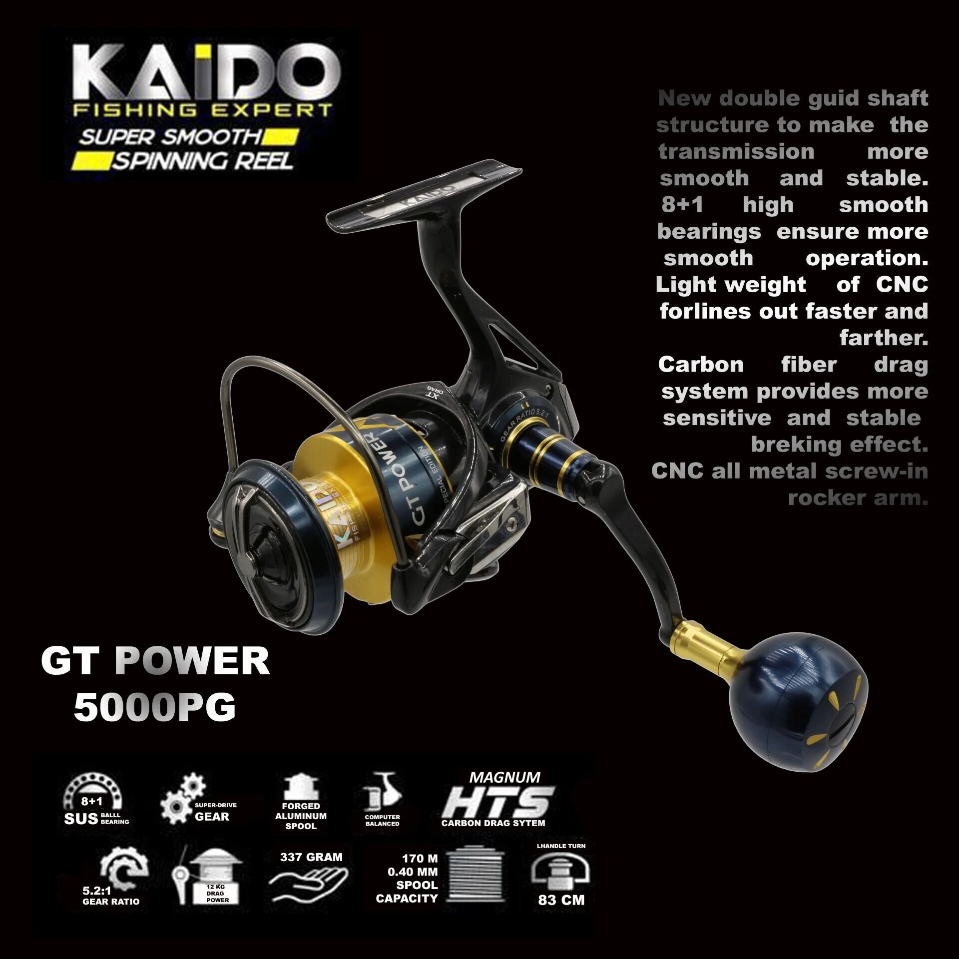 Kaido GT Power 5000 8+1BB