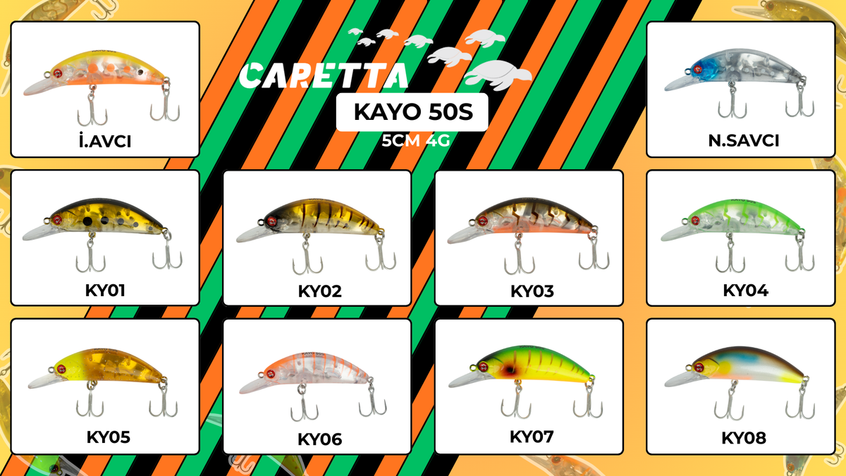 Caretta Kayo 50S 5CM 4G Maket Yem Floating