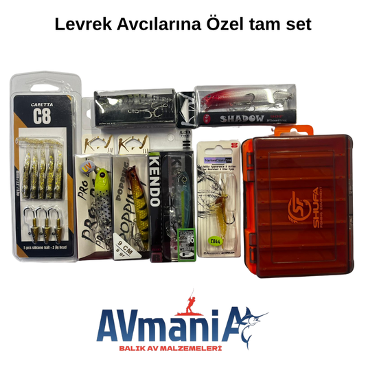 Levrek Avcılarına Özel Tam Kadro Yem Seti